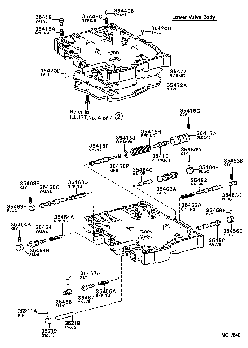 35410-10130 BODY ASSY, TRANSMISSION VALVE product image