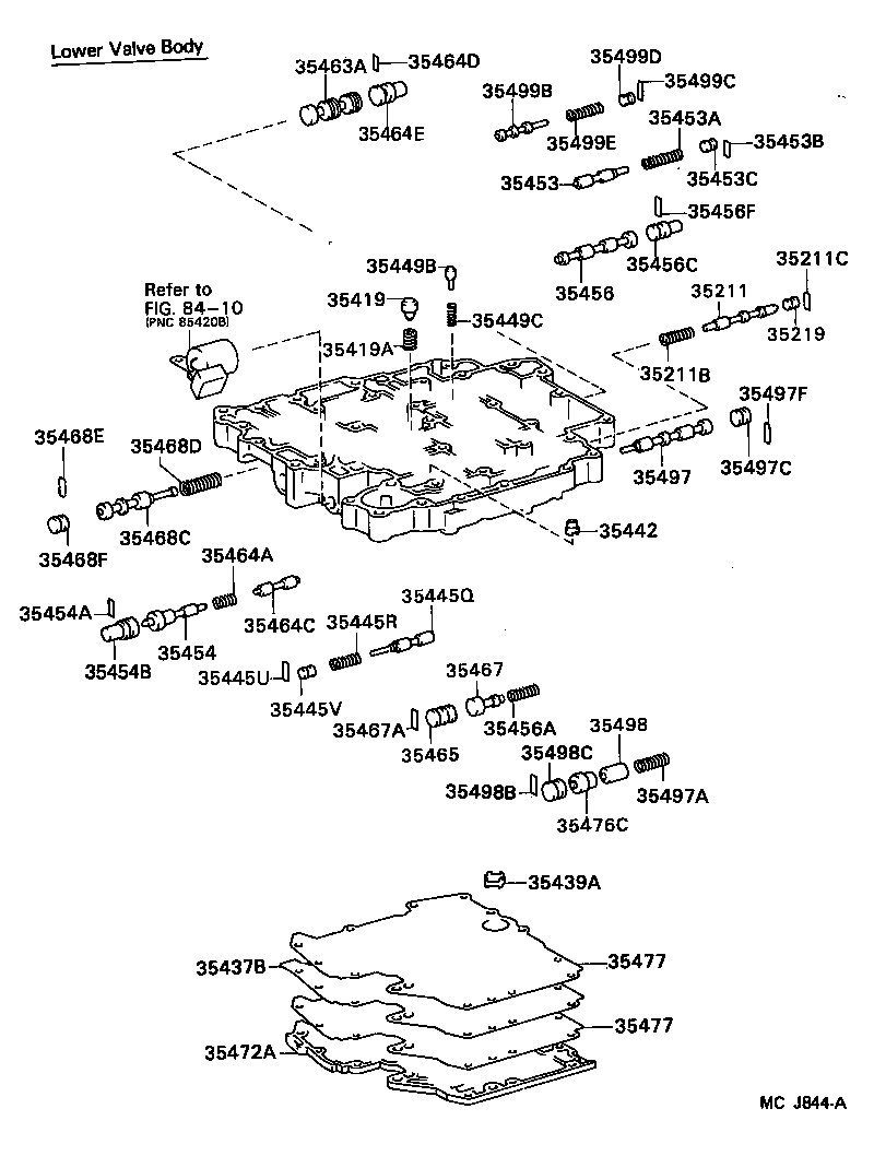 35410-10110 BODY ASSY, TRANSMISSION VALVE product image