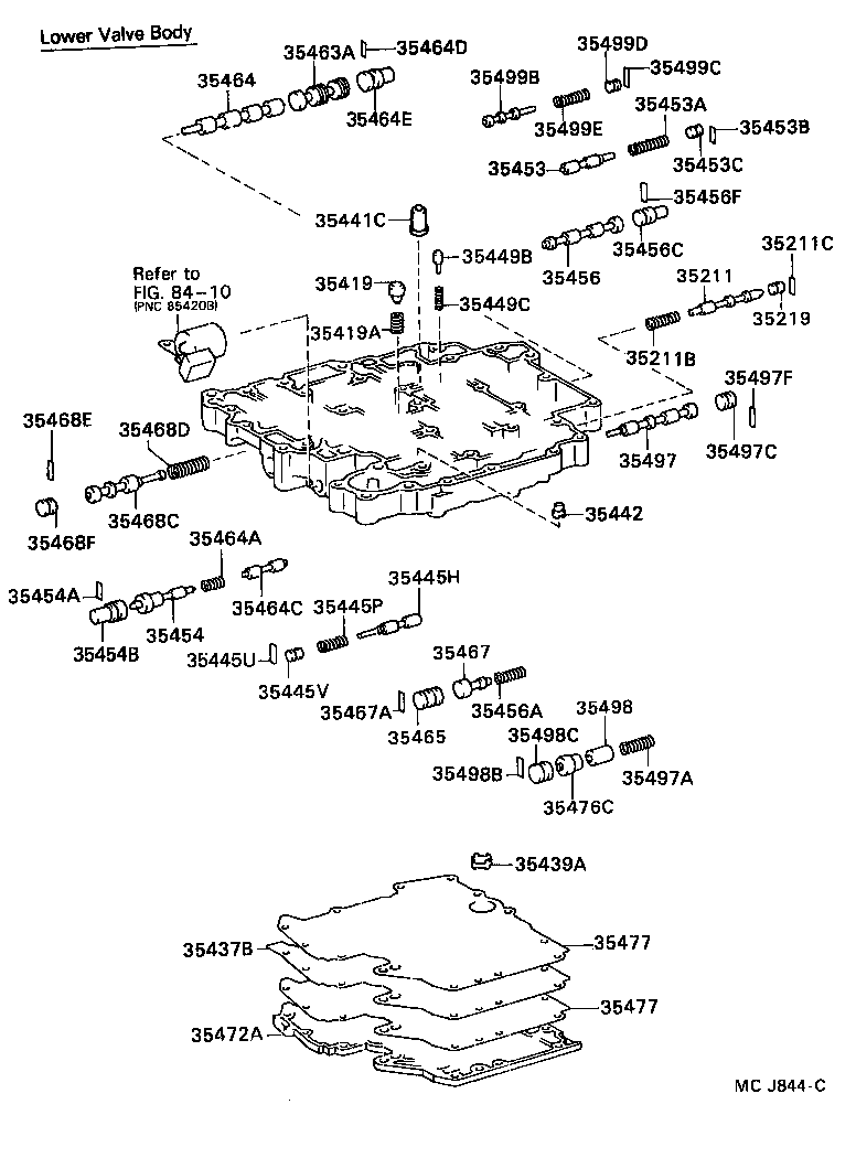 35410-10130 BODY ASSY, TRANSMISSION VALVE product image