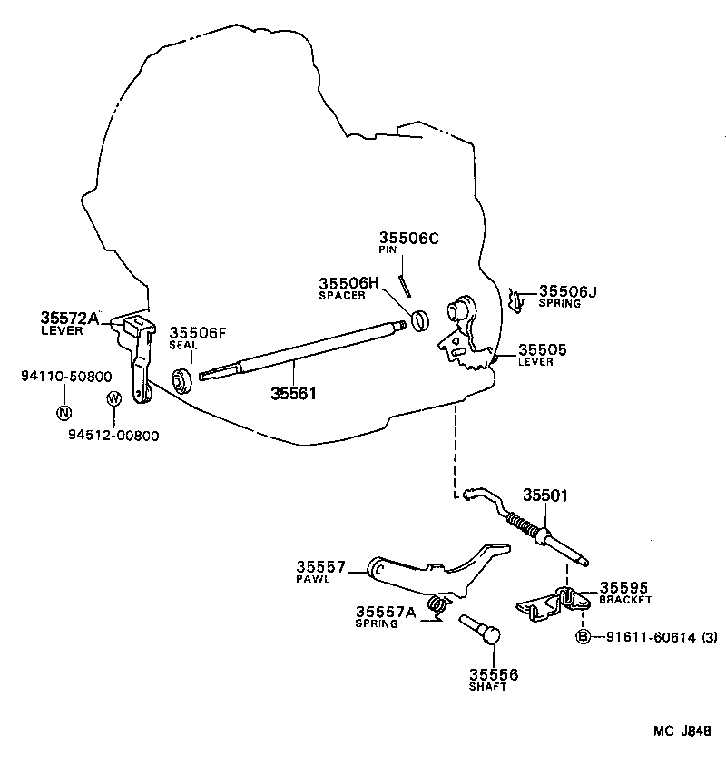 35520-10080 CABLE ASSY, THROTTLE product image