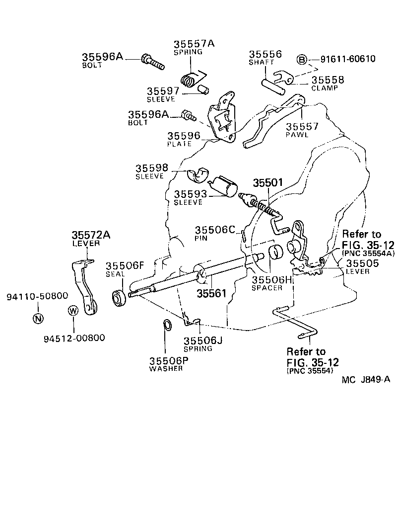 35520-10060 CABLE ASSY, THROTTLE product image