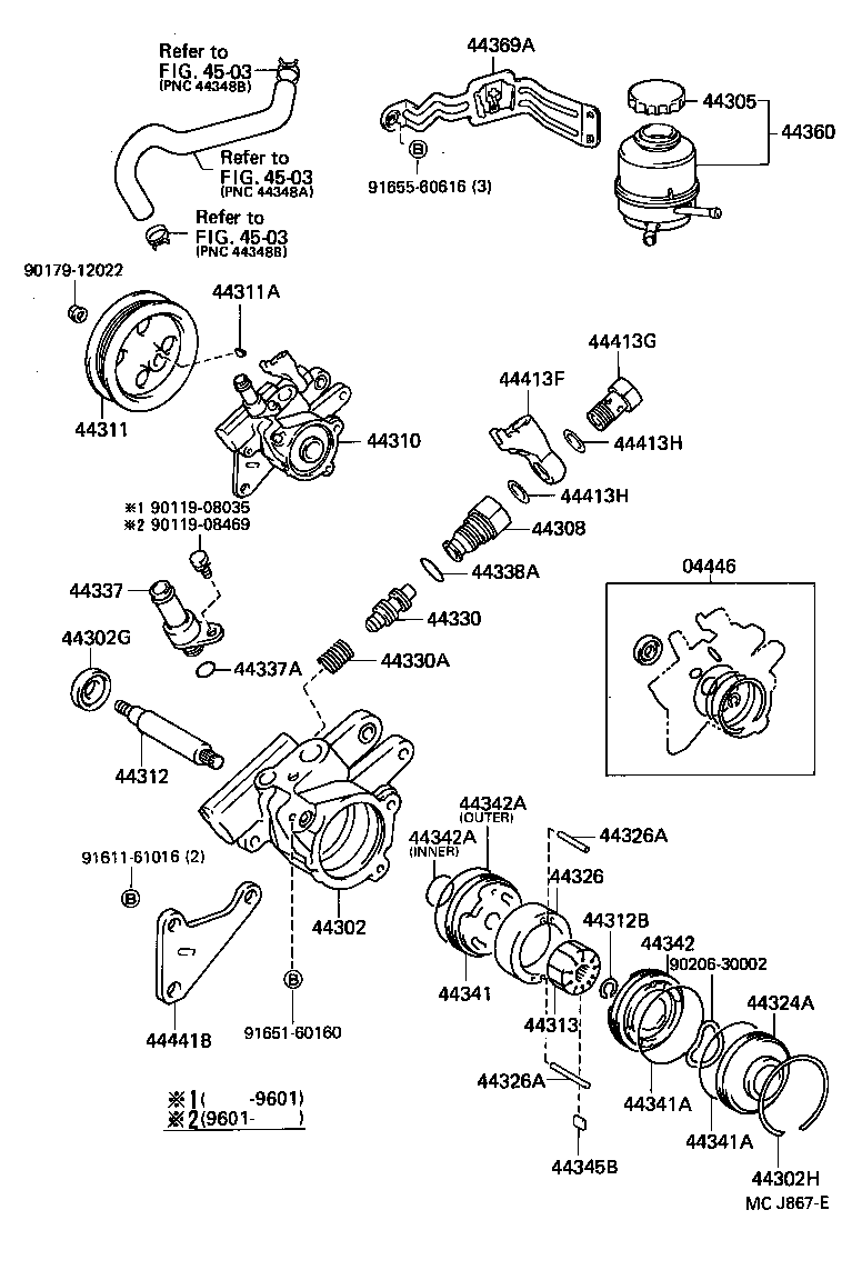 44320-10090 PUMP ASSY, VANE product image