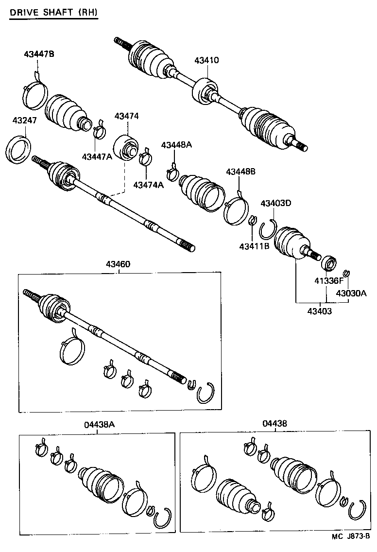 42345-16010 CLAMP, NO.1 (FOR FRONT AXLE OUTBOARD JOINT BOOT SETTING) product image