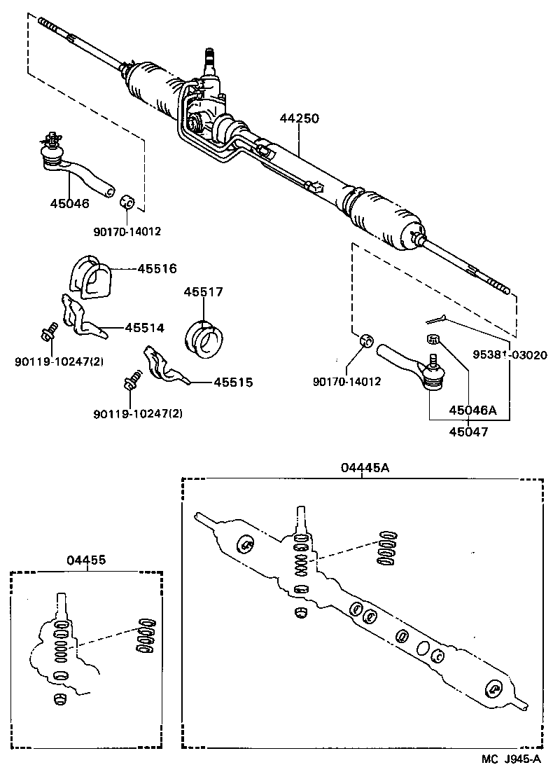 44210-17030 VALVE ASSY, POWER STEERING CONTROL product image