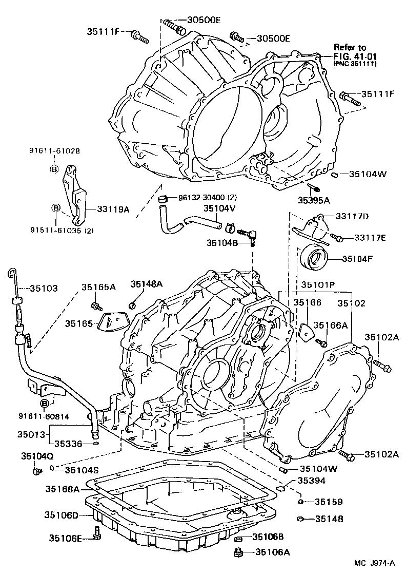 35106-17020 PAN SUB-ASSY, AUTOMATIC TRANSAXLE OIL product image