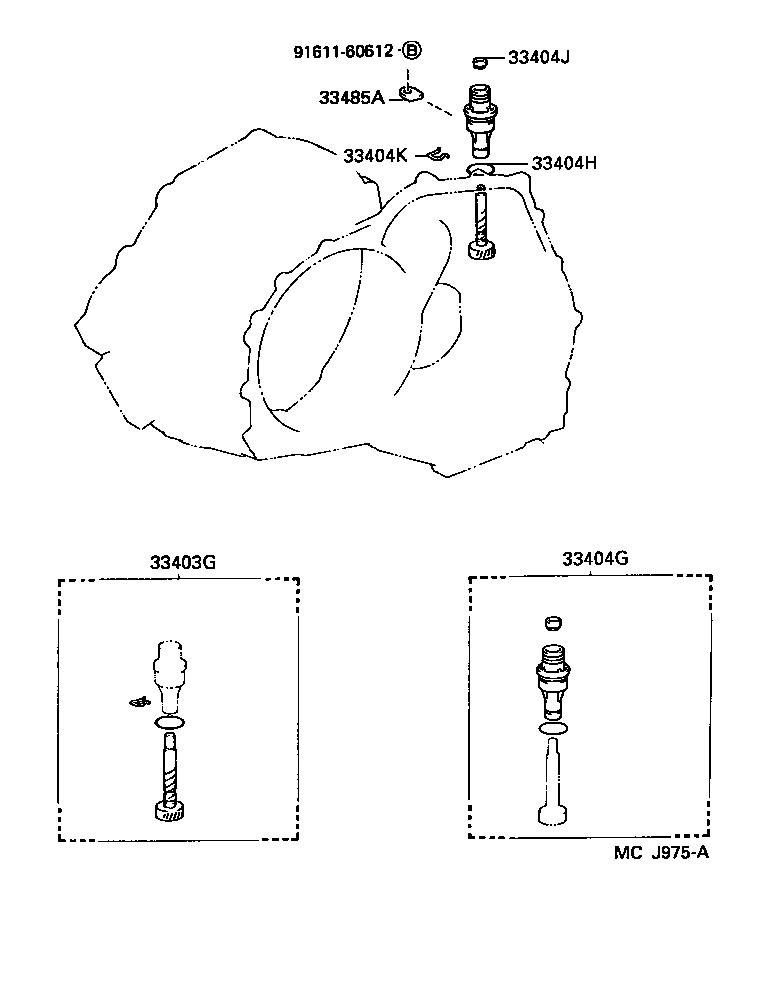 Toyota 33403-19525 GEAR SUB-ASSY, SPEEDOMETER DRIVEN (ATM)