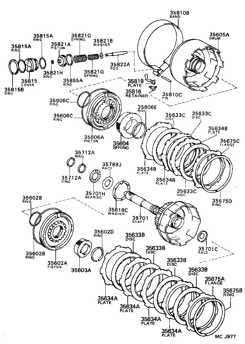 35633-32032 DISC, CLUTCH (FOR DIRECT MULTIPLE DISC CLUTCH) product image