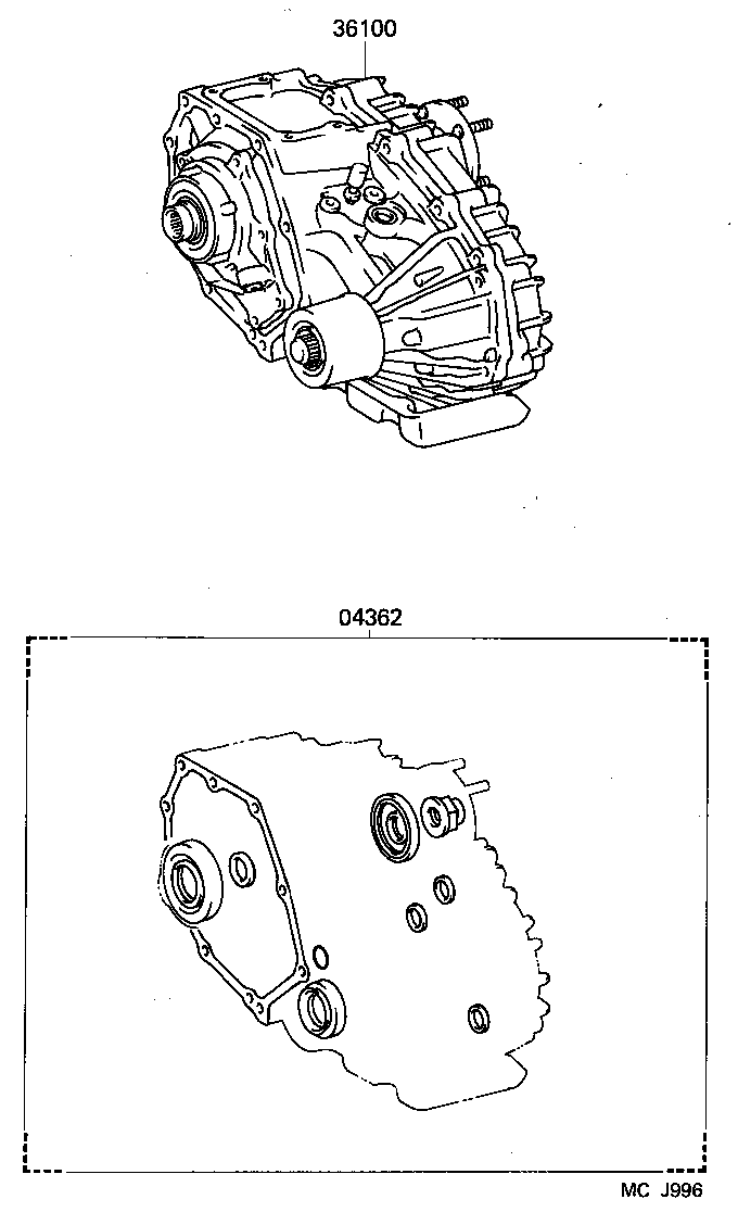 36100-28131 TRANSFER ASSY product image