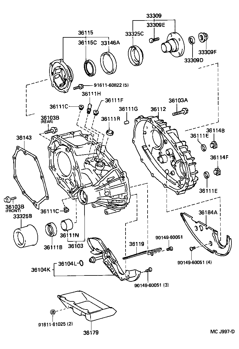 36184-28030 SEPARATOR, TRANSFER OIL product image