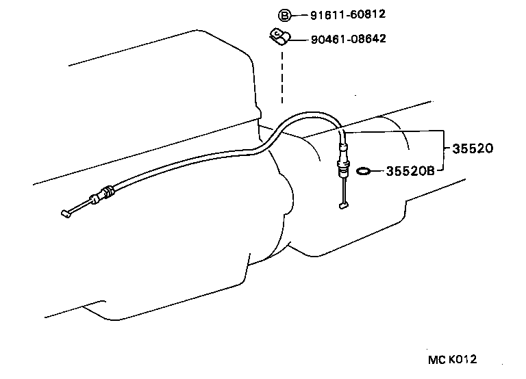 35520-36020 CABLE ASSY, THROTTLE product image