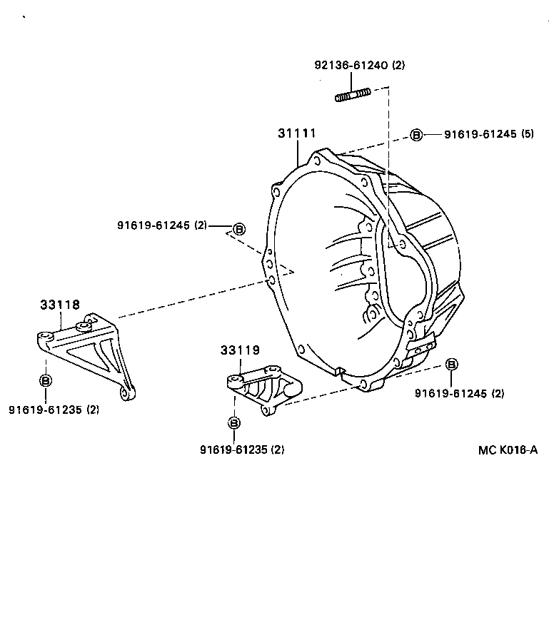 31111-36230 HOUSING, CLUTCH product image