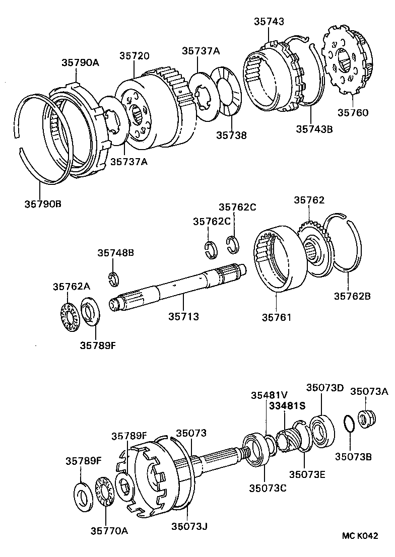 33481-36141 GEAR, SPEEDOMETER DRIVE (ATM) product image