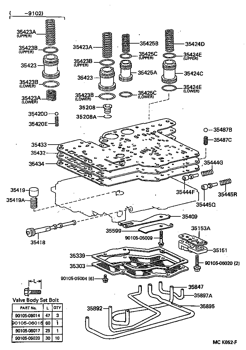 Toyota 35421-26010 PISTON, B-2 ACCUMULATOR