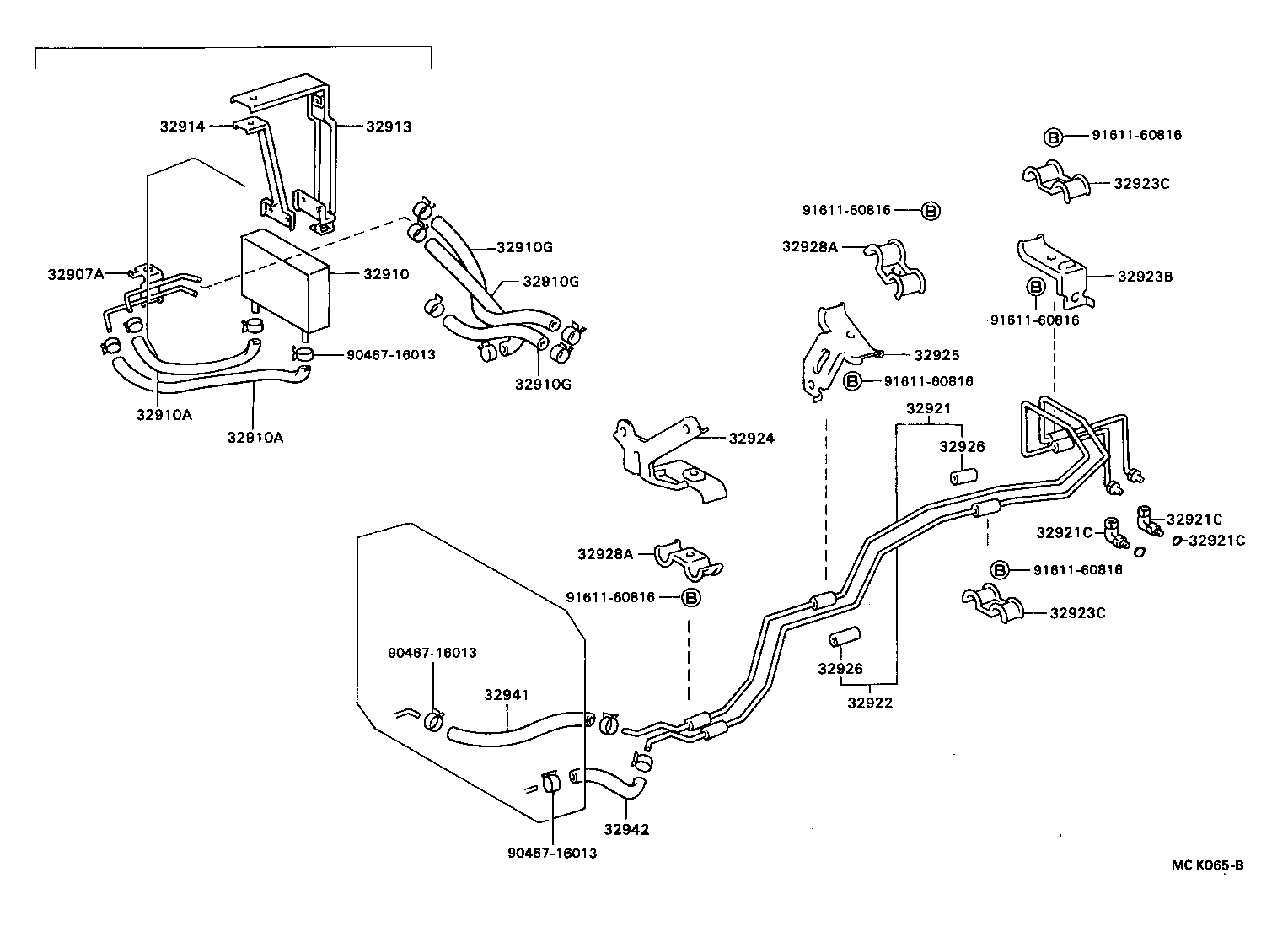 32941-35061 HOSE, OIL COOLER OUTLET product image