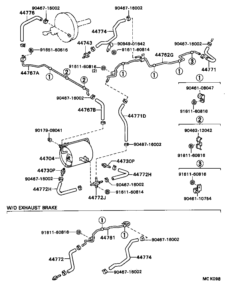 44610-36210 BOOSTER ASSY, BRAKE product image