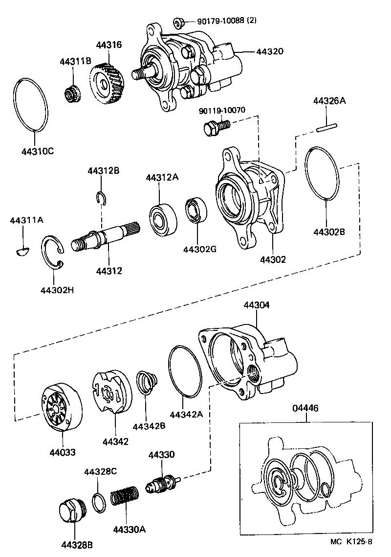 44320-60171 PUMP ASSY, VANE product image