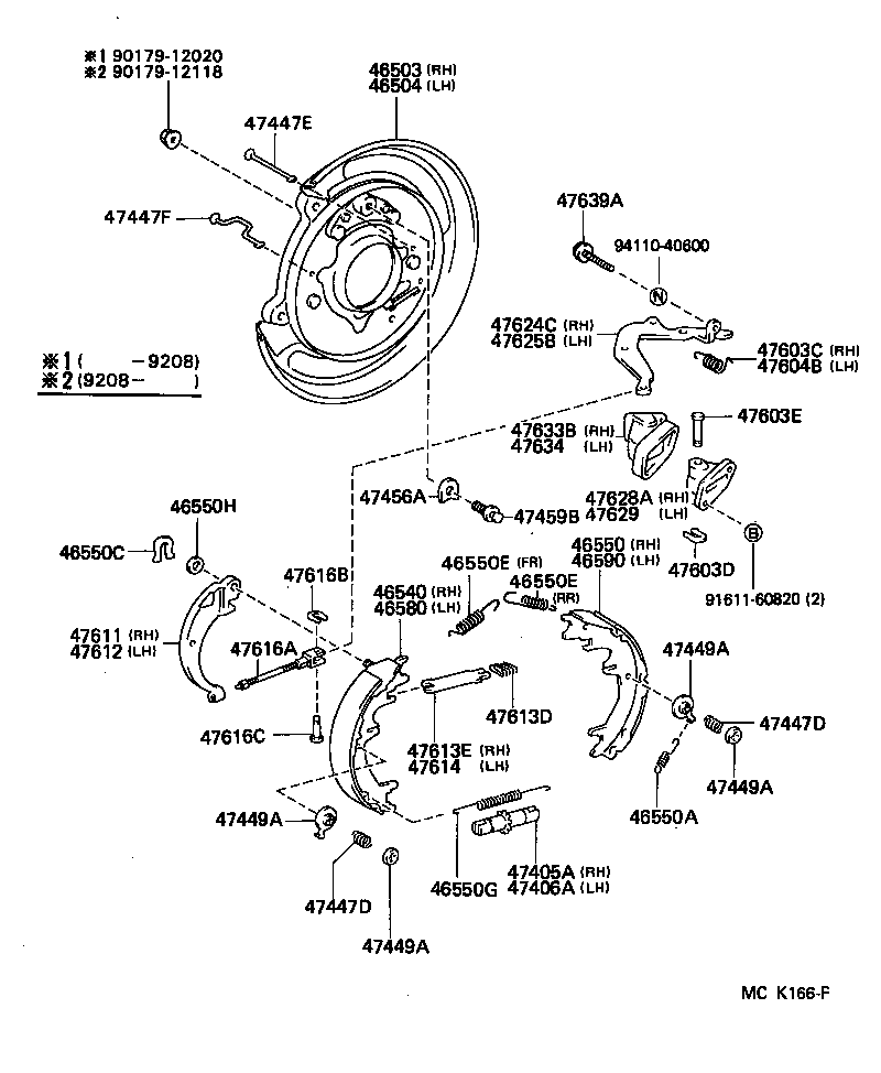 46410-60410 CABLE ASSY, PARKING BRAKE, NO.1 product image