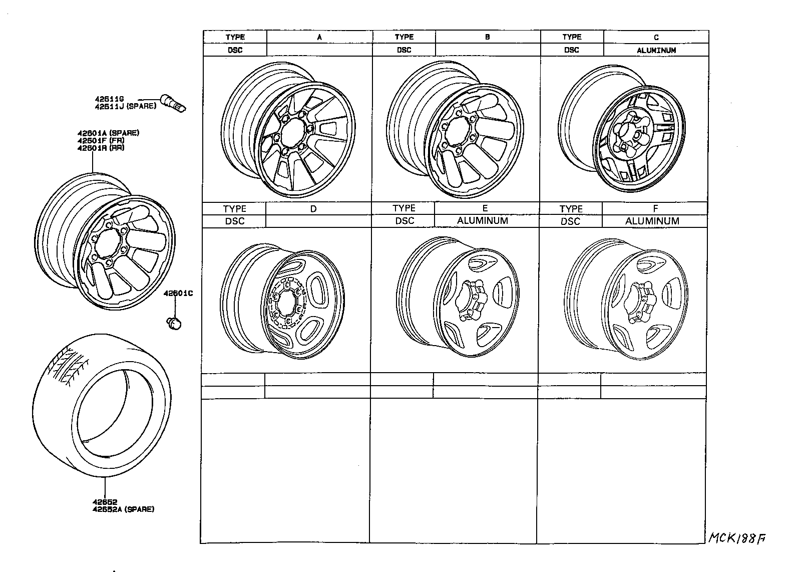 42652-60152 TIRE product image