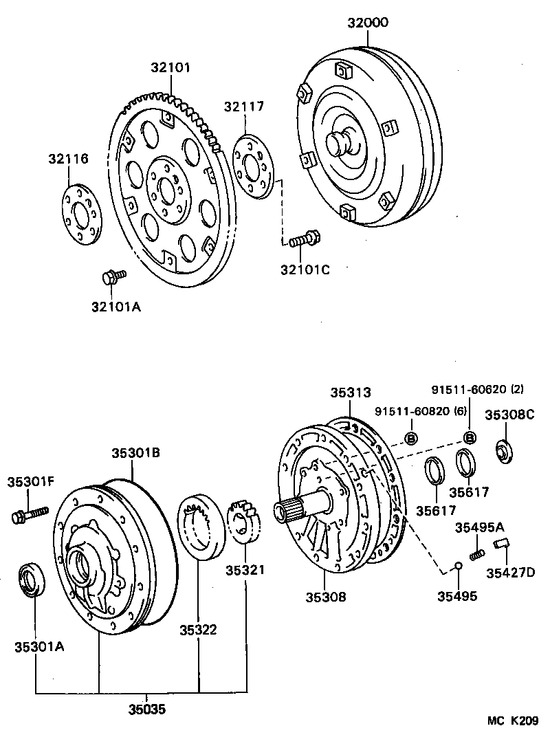 32000-60051 CONVERTER ASSY, TORQUE product image