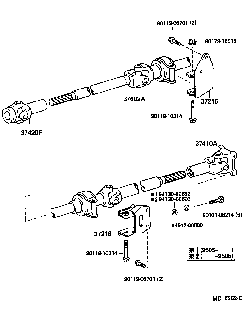 37216-60180 BRACKET, PILLOW BLOCK product image