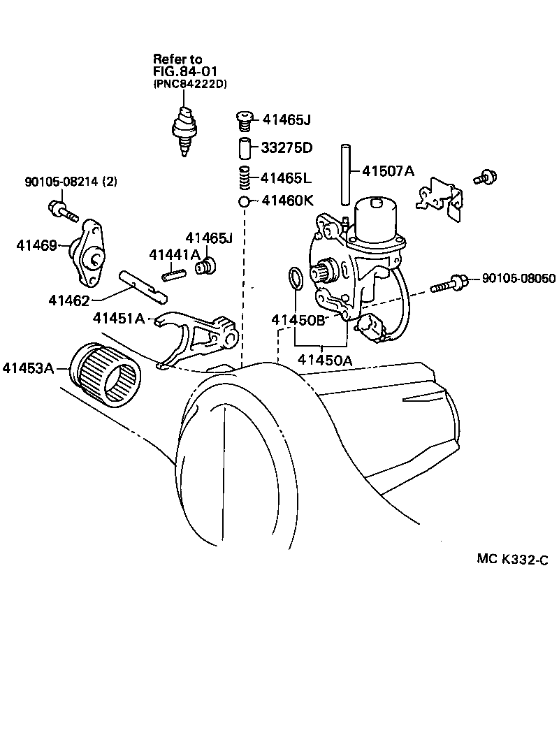 41110-60740 CARRIER ASSY, DIFFERENTIAL, FRONT product image