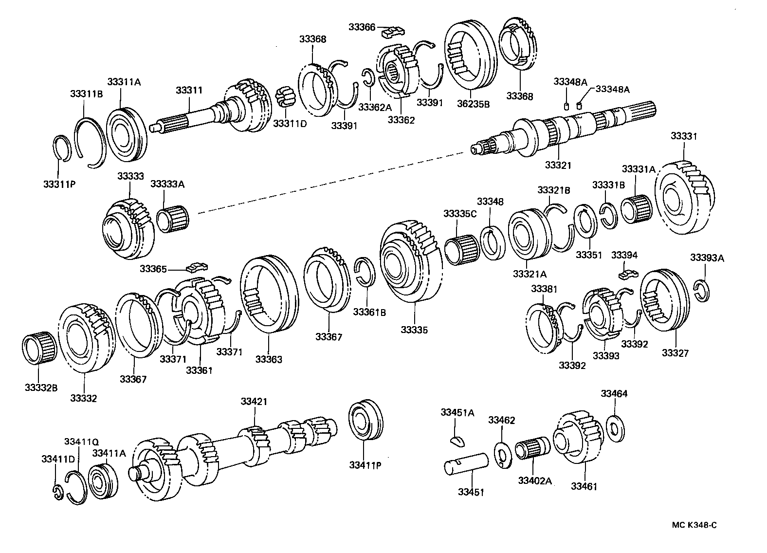 33301-60010 SHAFT, INPUT product image