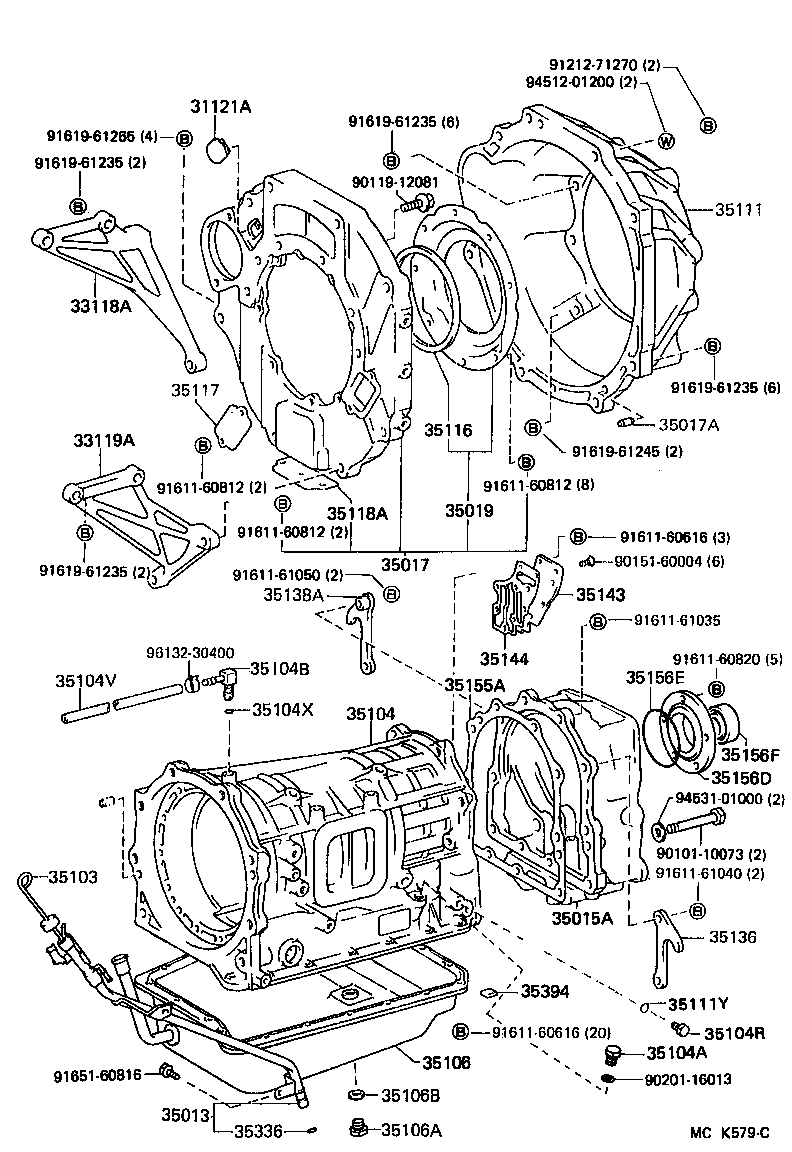 35013-60060 TUBE SUB-ASSY, TRANSMISSION OIL FILLER product image