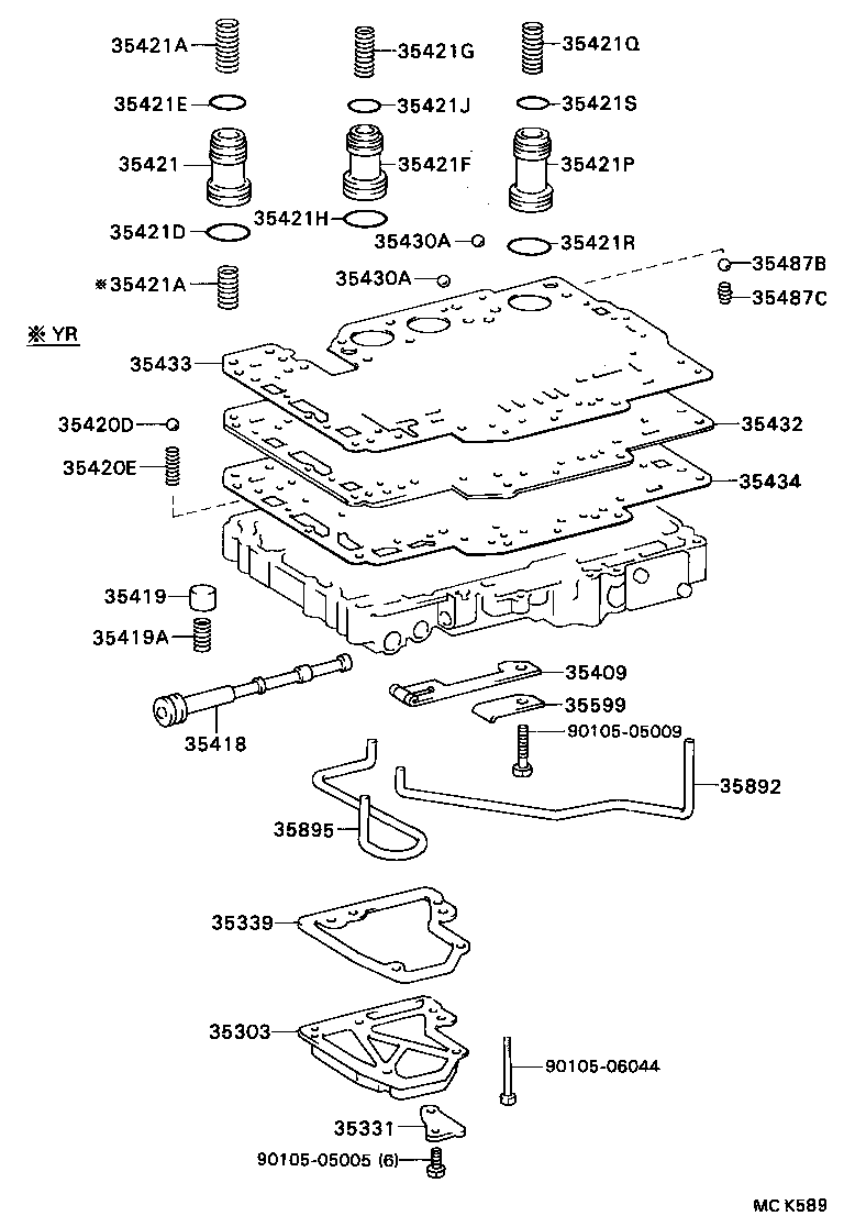 35420-28110 BODY ASSY, LOWER VALVE product image