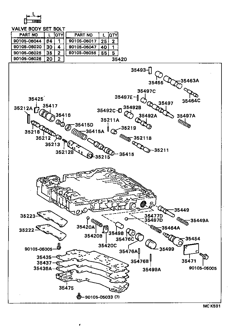 35420-28110 BODY ASSY, LOWER VALVE product image