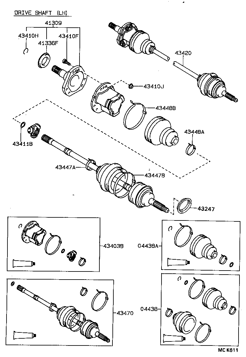 90105-10202 BOLT (FOR DRIVE SHAFT BEARING BRACKET SETTING NO.1) product image