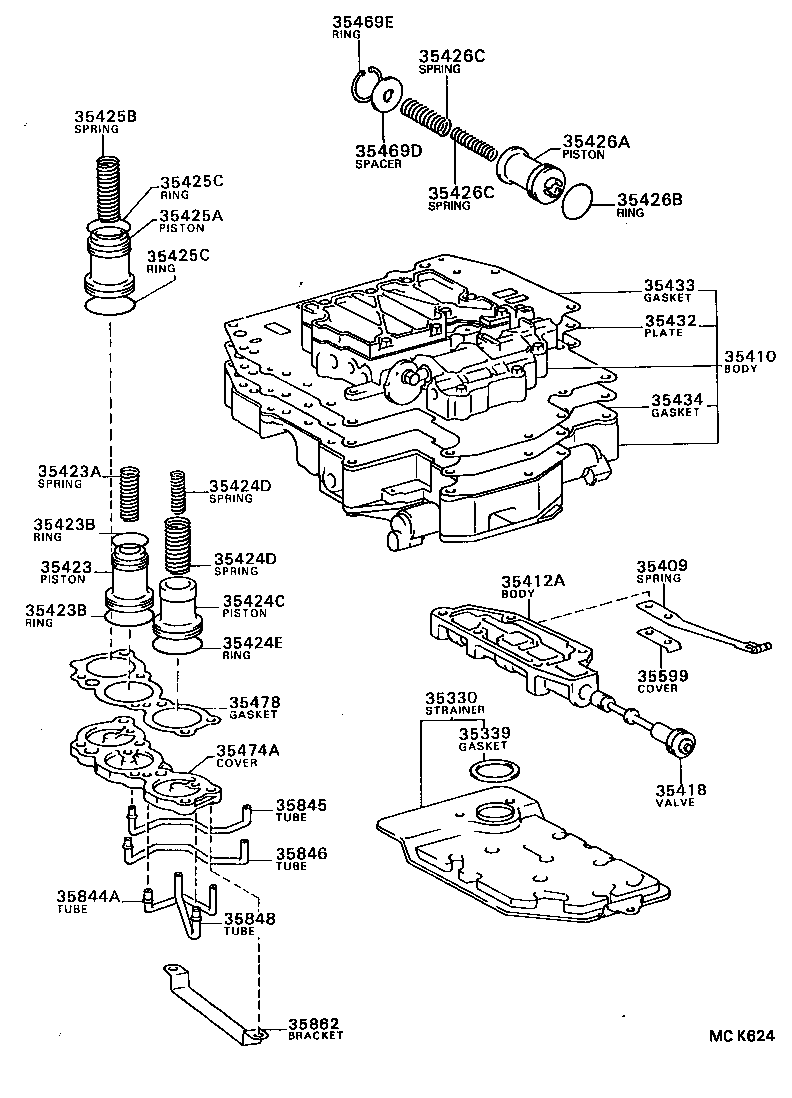 35410-20180 BODY ASSY, TRANSMISSION VALVE product image