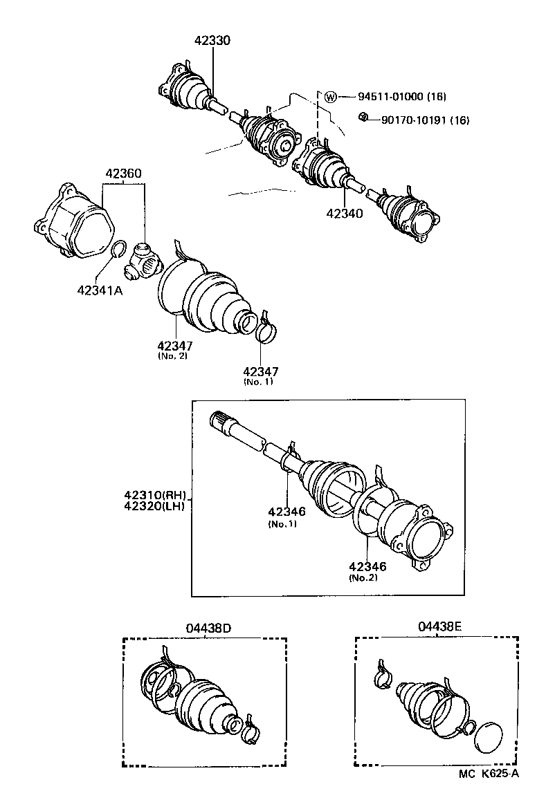 42431-30130 DISC, REAR product image