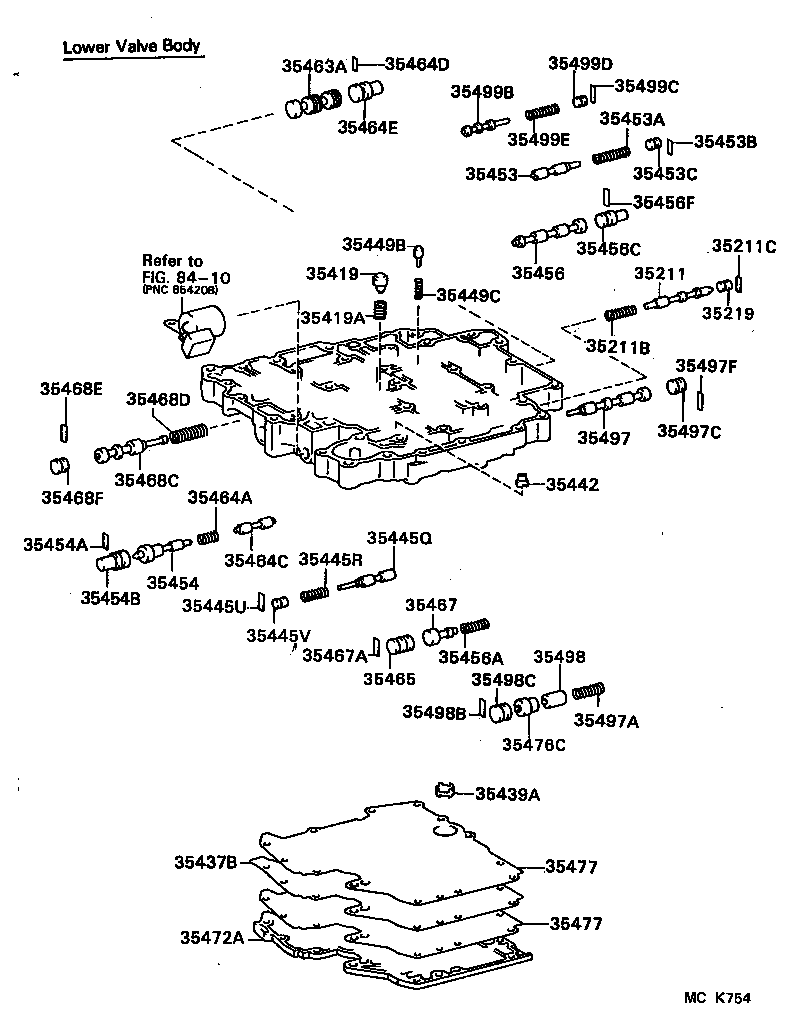 35410-18020 BODY ASSY, TRANSMISSION VALVE product image