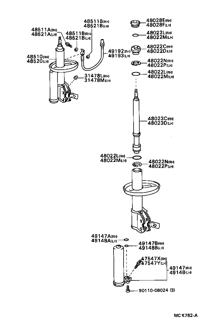 48131-2L200 SPRING, FRONT COIL, RH product image