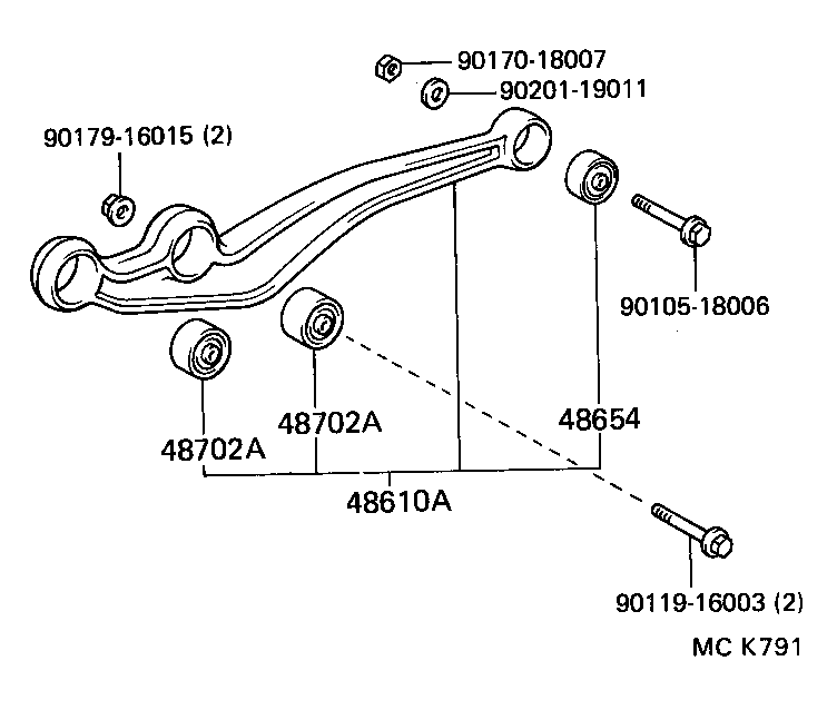 43204-60030 SEAL SUB-ASSY, STEERING KNUCKLE OIL product image