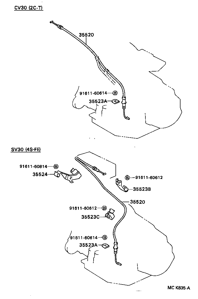 35520-32030 CABLE ASSY, THROTTLE product image