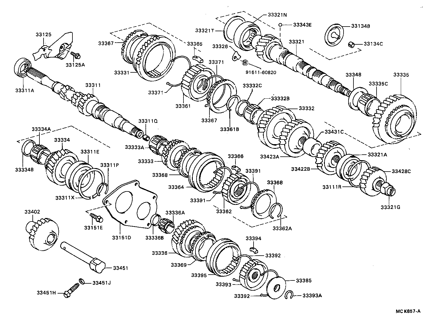 33036-12060 GEAR, 5TH product image