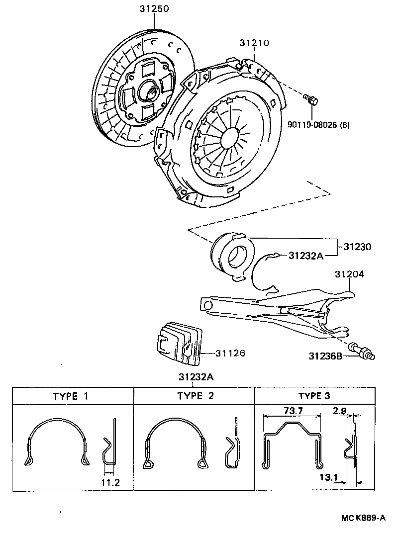 31210-32110 COVER ASSY, CLUTCH product image