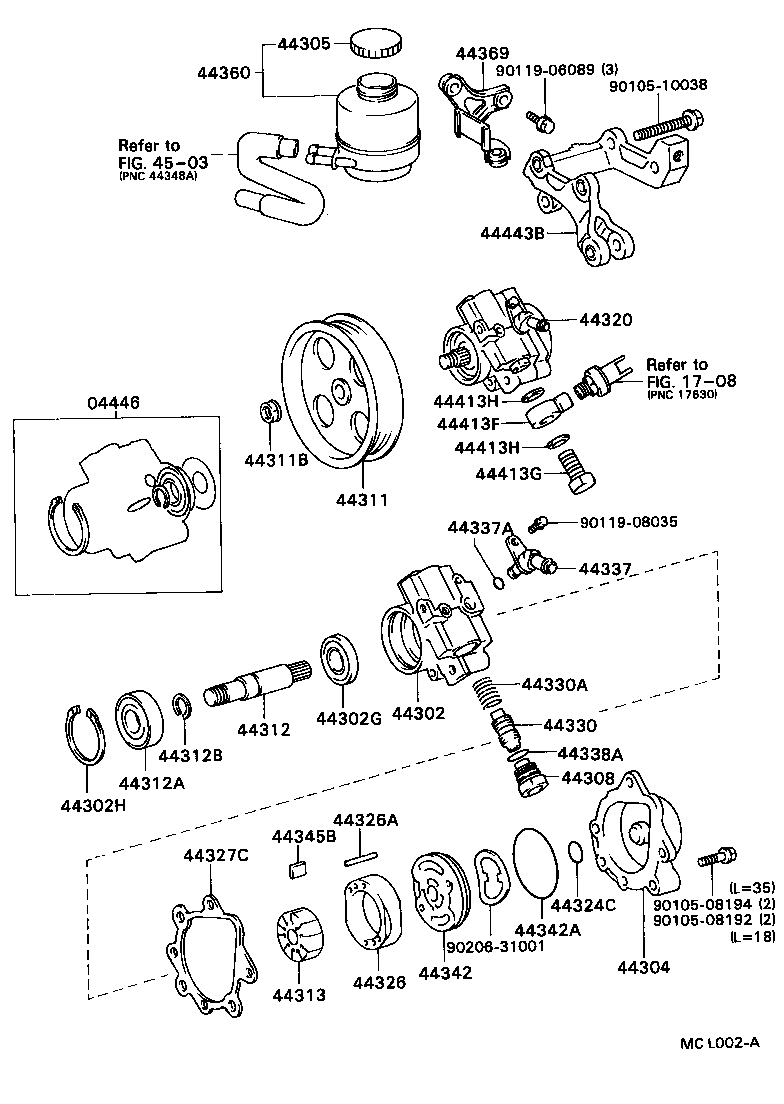 44320-22411 PUMP ASSY, VANE product image
