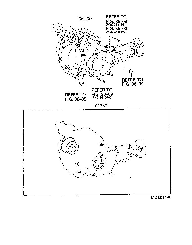 04361-16010 GASKET KIT, TRANSFER OVERHAUL product image