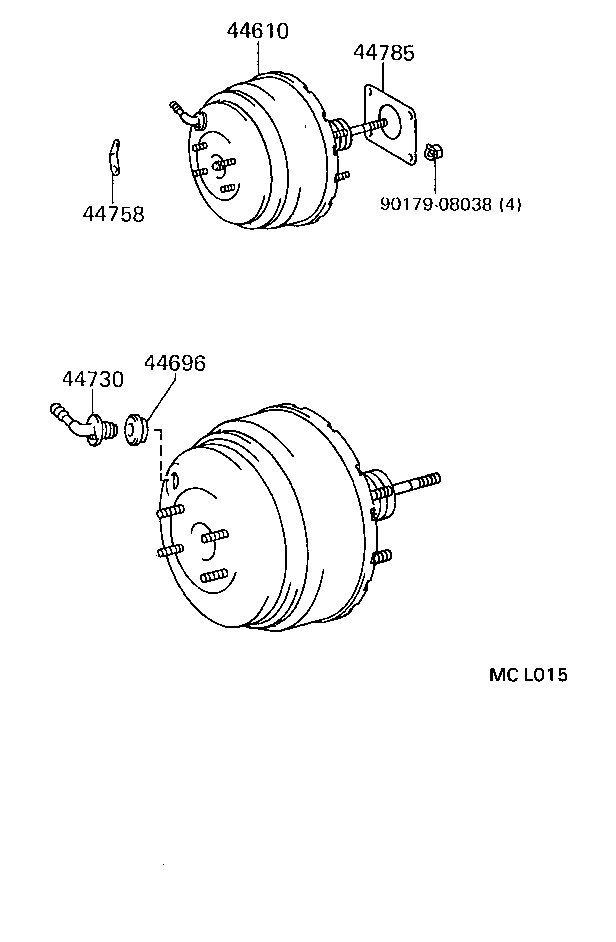 44610-22700 BOOSTER ASSY, BRAKE product image