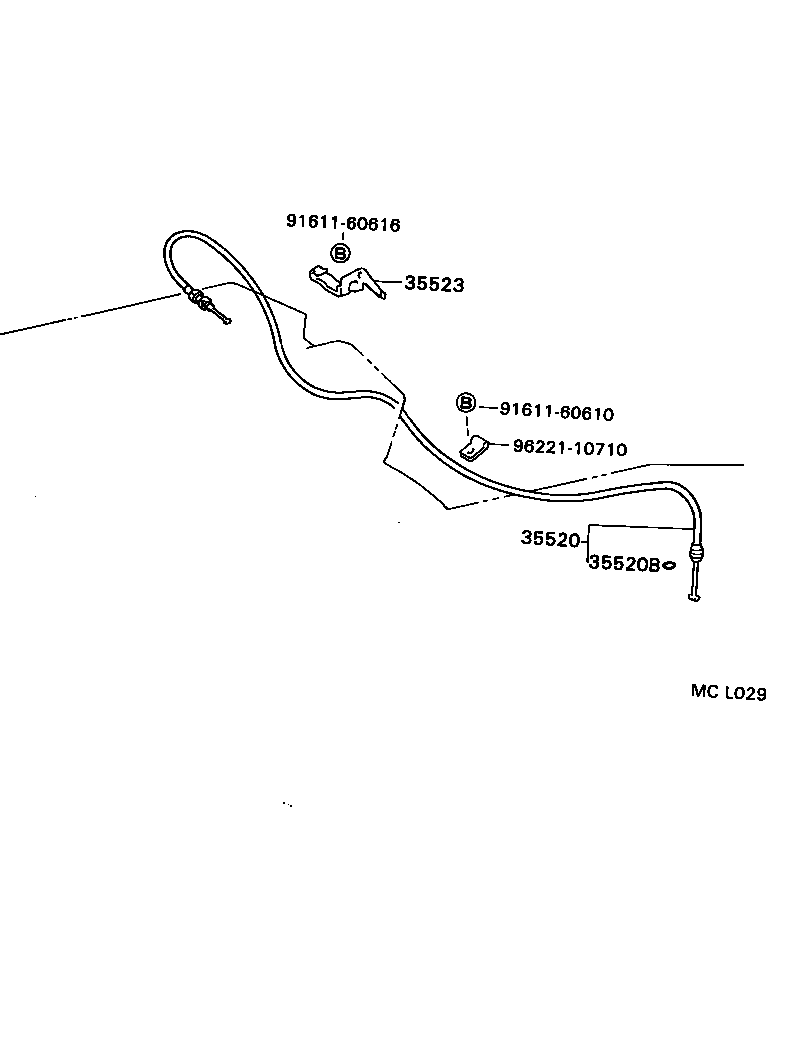 35520-30160 CABLE ASSY, THROTTLE product image