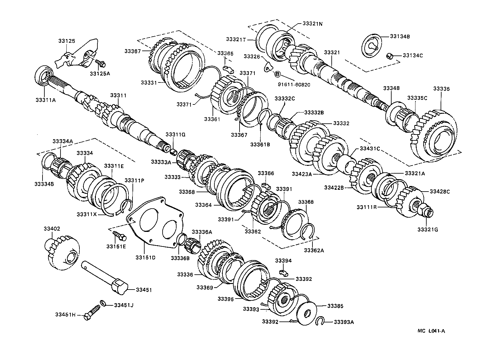 33428-32030 GEAR, 5TH DRIVEN product image
