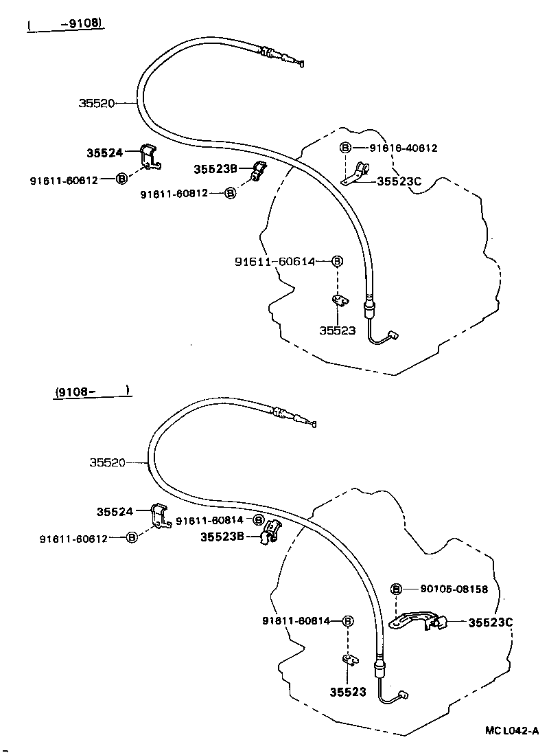 35520-20380 CABLE ASSY, THROTTLE product image