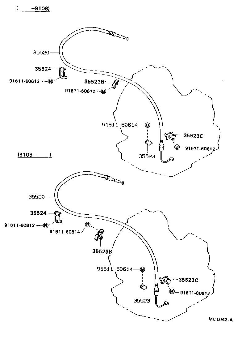 35520-20320 CABLE ASSY, THROTTLE product image