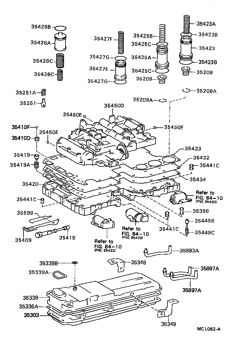 35432-35100 PLATE, VALVE BODY, NO.1 product image