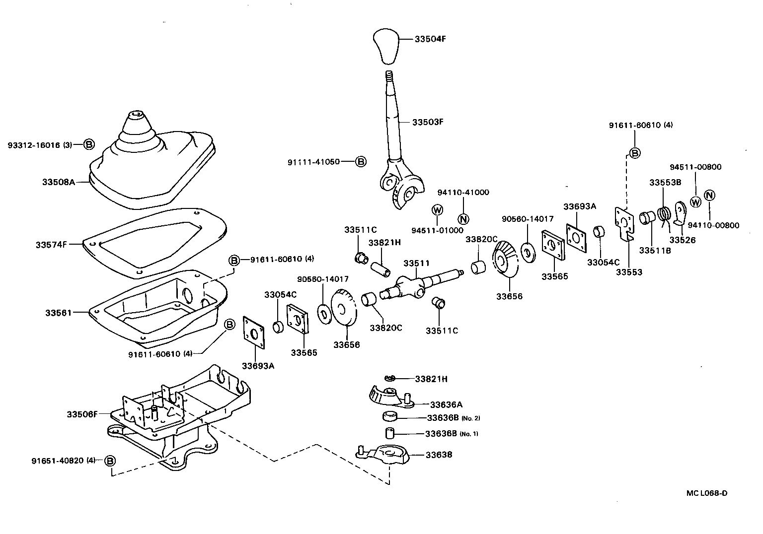 33508-36050 BOOT SUB-ASSY, DUST (FOR FLOOR 3HIFT) product image