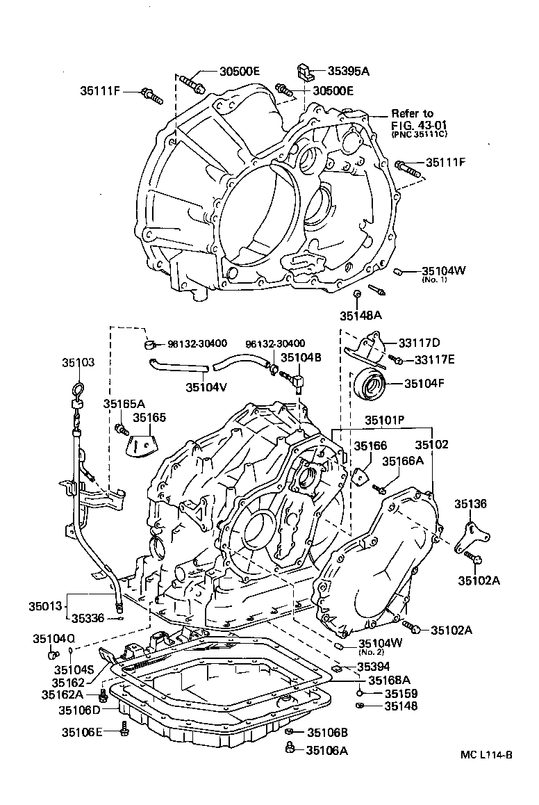 35013-10130 TUBE SUB-ASSY, TRANSMISSION OIL FILLER product image