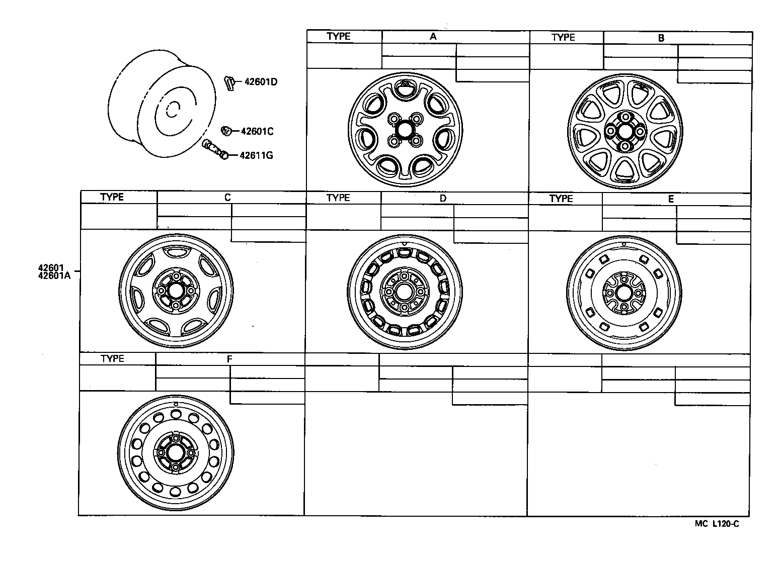 42602-13010 CAP, WHEEL product image