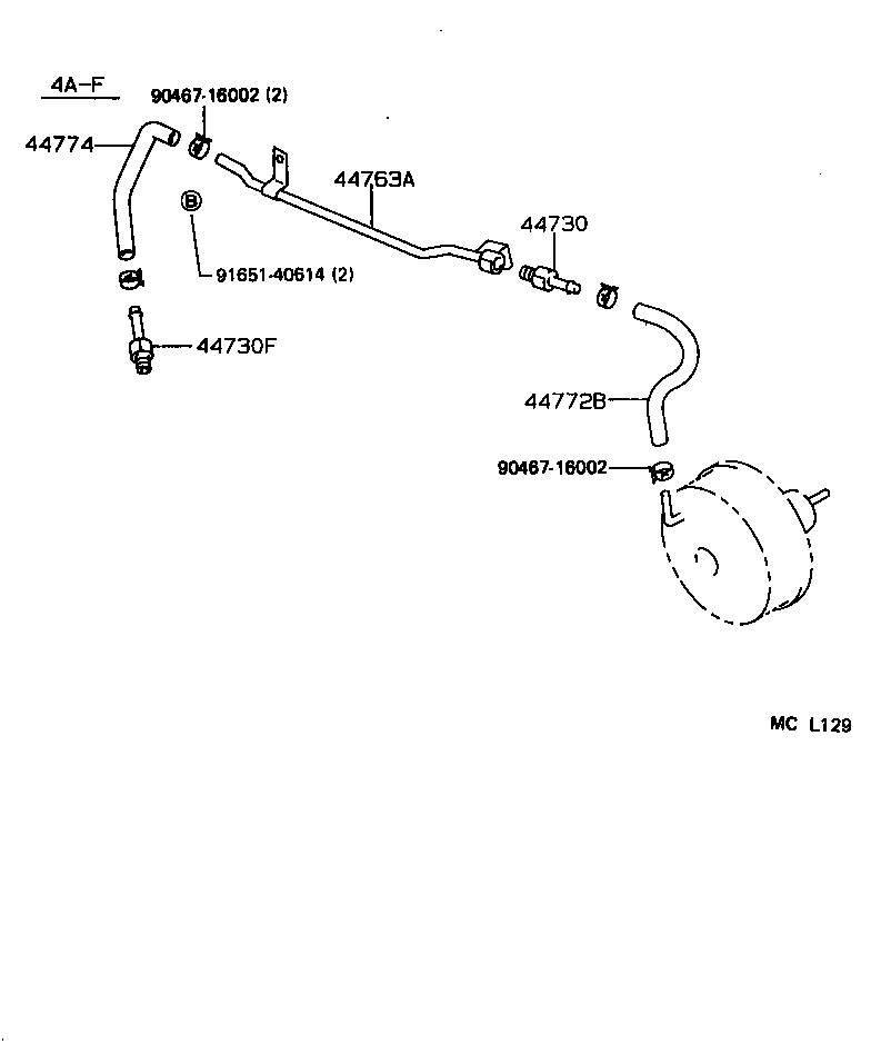 44610-1A760 BOOSTER ASSY, BRAKE product image